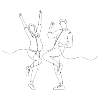 Imagem de duas pessoas dançando